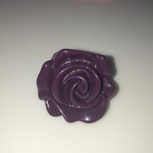 Purple Flower Ring Size 5 1/2